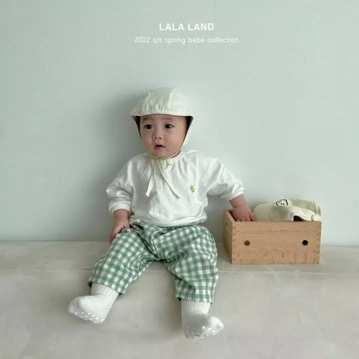 Lalaland - Korean Baby Fashion - #babyoutfit - Bebe Cat Piping Tee - 12