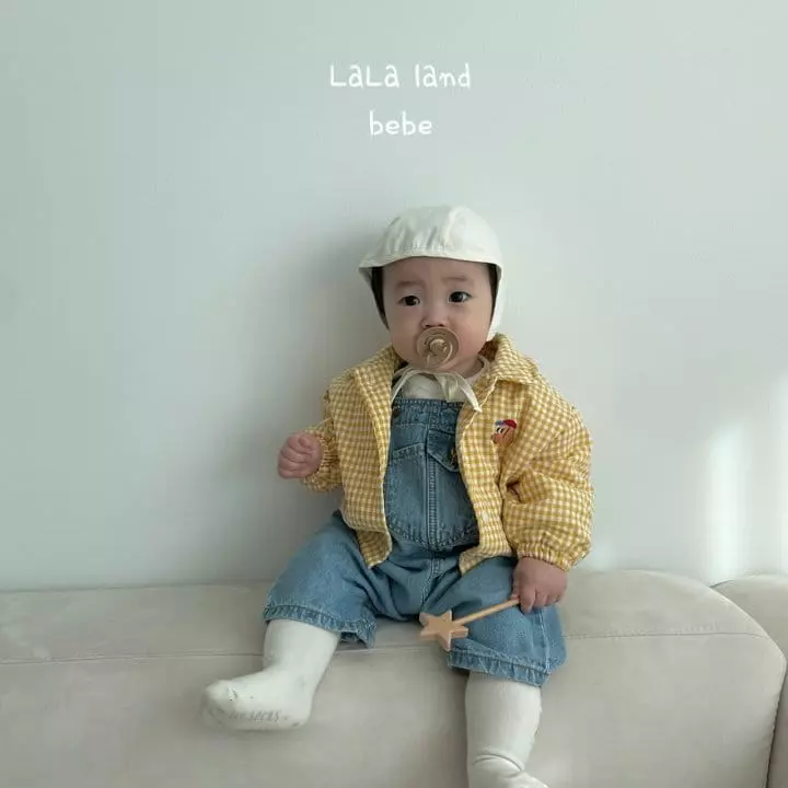 Lalaland - Korean Baby Fashion - #babyootd - Ebbe Tebi Dungarees - 4