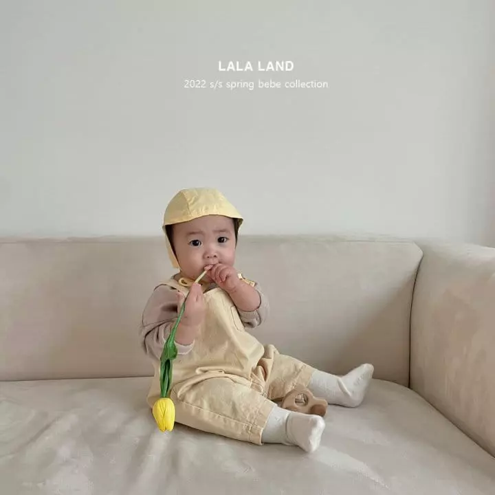 Lalaland - Korean Baby Fashion - #babywear - Bebe Smart Dungarees - 5
