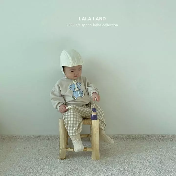Lalaland - Korean Baby Fashion - #onlinebabyboutique - Bebe Spring Check Pants - 11