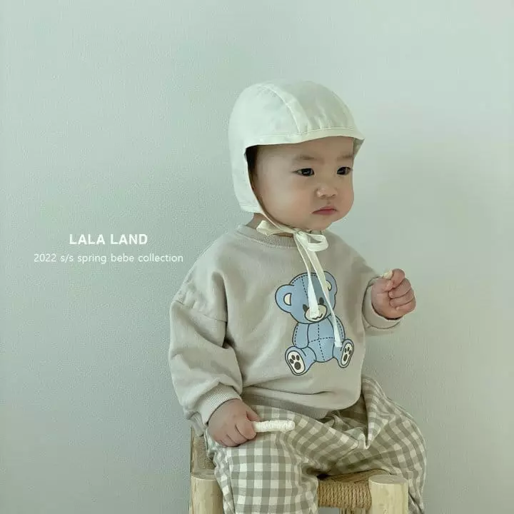 Lalaland - Korean Baby Fashion - #onlinebabyshop - Bebe Little Bear Sweatshirt - 2