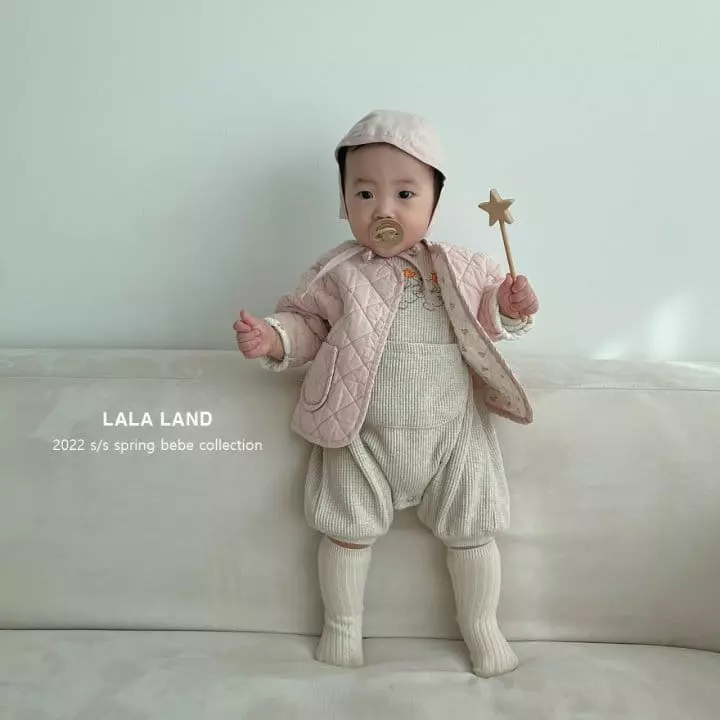 Lalaland - Korean Baby Fashion - #onlinebabyboutique - Bebe Big Pocket Bodysuit - 4