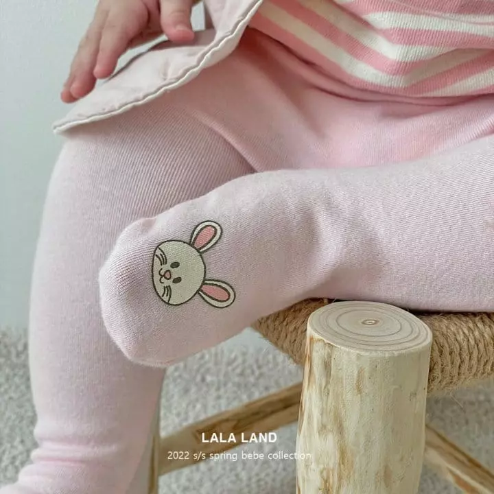 Lalaland - Korean Baby Fashion - #onlinebabyshop - Bebe Foot Leggings