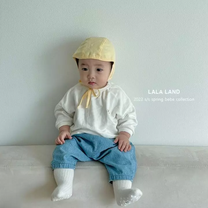Lalaland - Korean Baby Fashion - #smilingbaby - Bebe Cat Piping Tee - 2