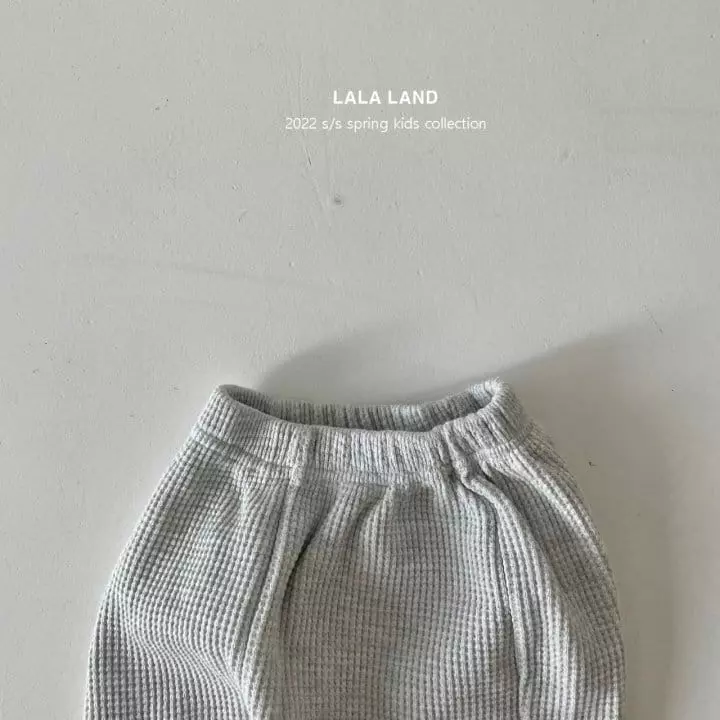 Lalaland - Korean Children Fashion - #Kfashion4kids - Waffle Jogger Pants - 12