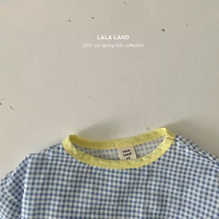 Lalaland - Korean Children Fashion - #Kfashion4kids - Jelly Check Easywear - 6