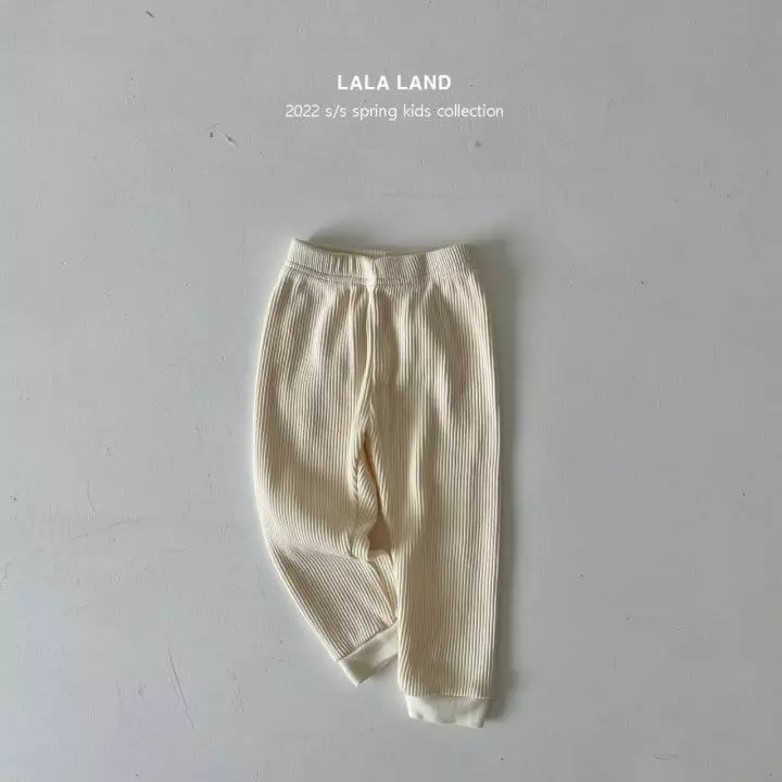 Lalaland - Korean Children Fashion - #childofig - Wafflw Loose Leggings - 5