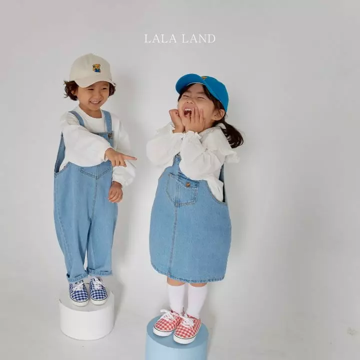 Lalaland - Korean Children Fashion - #childofig - Tebi Dungarees Pants - 10