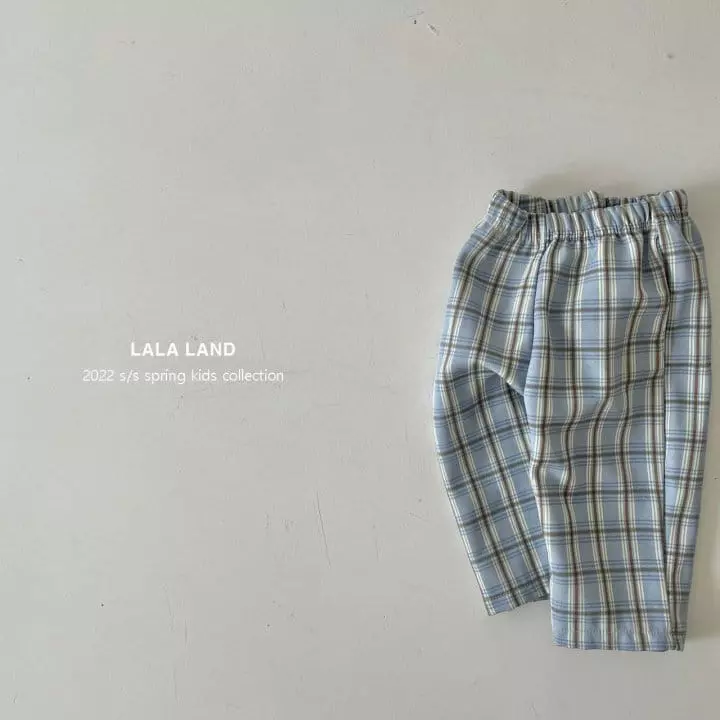 Lalaland - Korean Children Fashion - #childofig - Lino Check Pants - 5