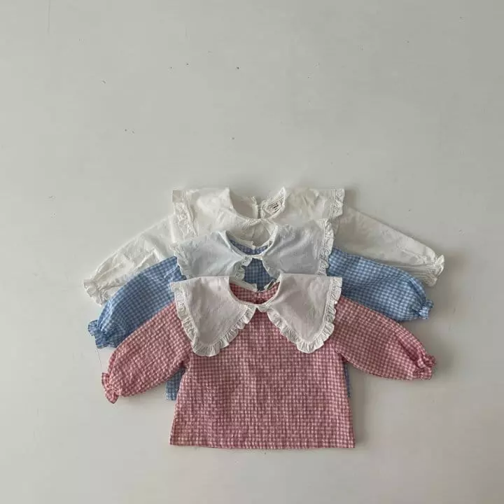 Lalaland - Korean Children Fashion - #childofig - Collar Blouse - 4