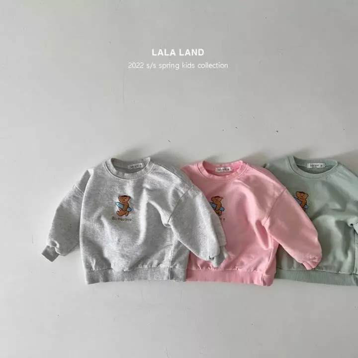 Lalaland - Korean Children Fashion - #childrensboutique - Bagguette Bear Sweatshirt - 8