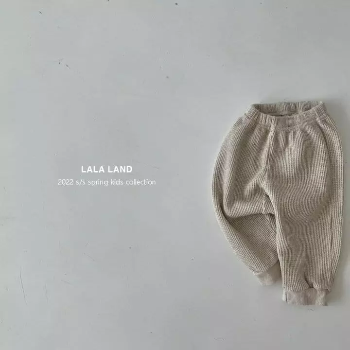Lalaland - Korean Children Fashion - #childrensboutique - Waffle Jogger Pants - 5