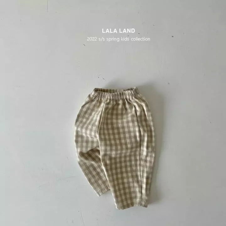 Lalaland - Korean Children Fashion - #childrensboutique - Check Pants - 3