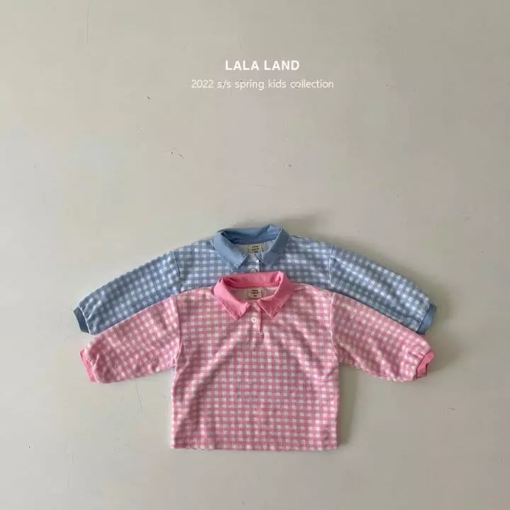 Lalaland - Korean Children Fashion - #childofig - Tery Collar Tee - 4
