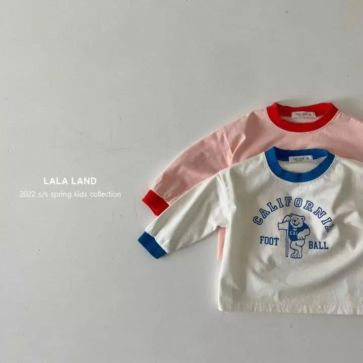 Lalaland - Korean Children Fashion - #childrensboutique - Football Color Tee