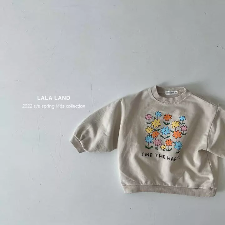 Lalaland - Korean Children Fashion - #childrensboutique - Flower Sweatshirt - 12
