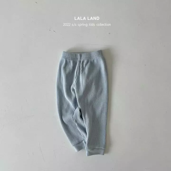 Lalaland - Korean Children Fashion - #designkidswear - Wafflw Loose Leggings - 7