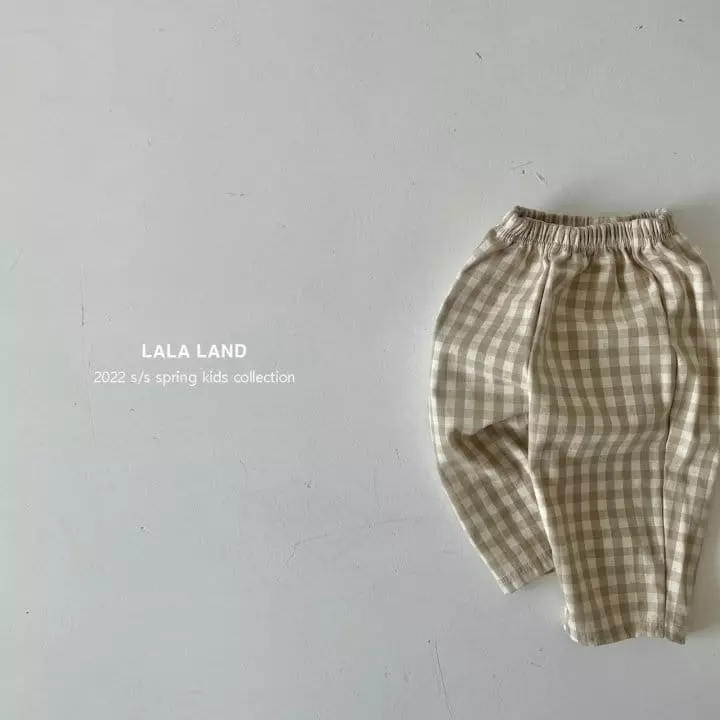 Lalaland - Korean Children Fashion - #childrensboutique - Check Pants - 4