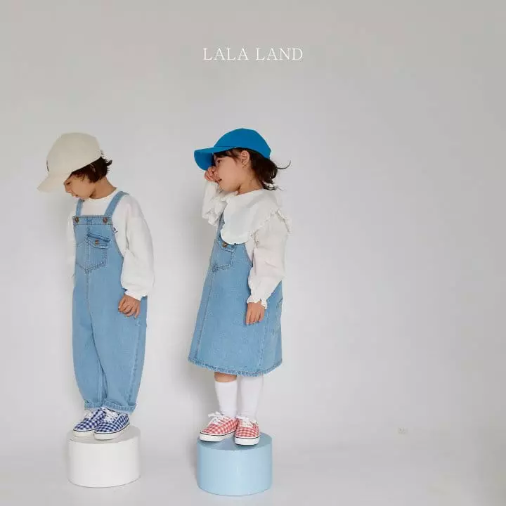Lalaland - Korean Children Fashion - #designkidswear - Tebi Dungarees Skirt - 11