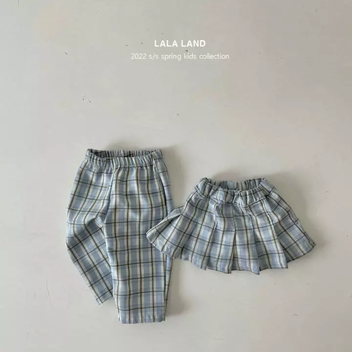 Lalaland - Korean Children Fashion - #designkidswear - Arino Check Skirt - 7