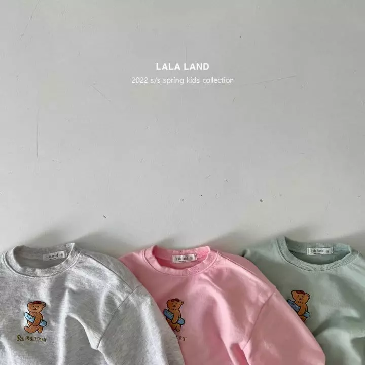 Lalaland - Korean Children Fashion - #discoveringself - Bagguette Bear Sweatshirt - 10