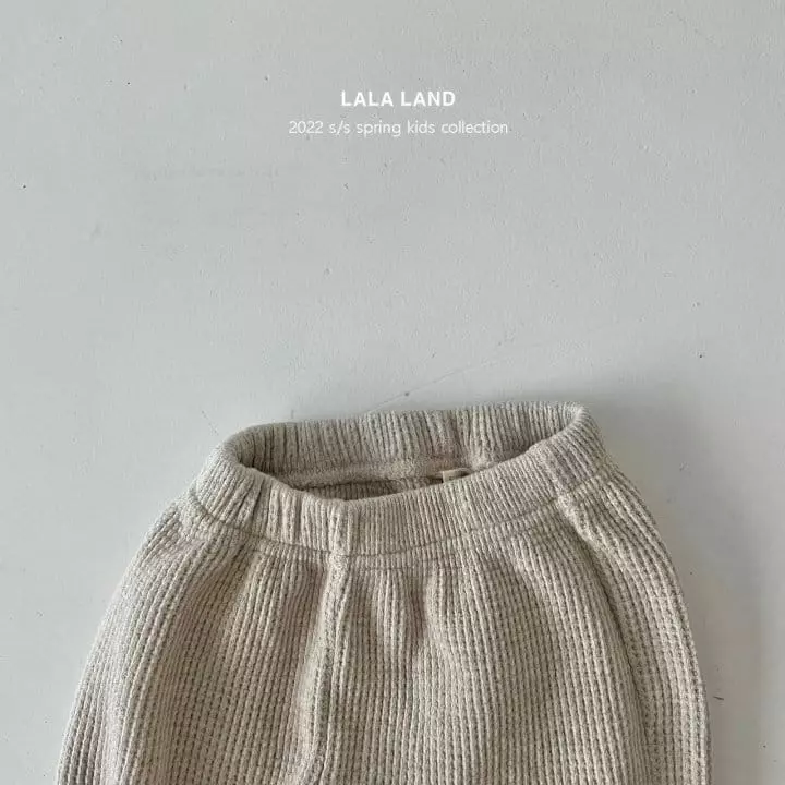Lalaland - Korean Children Fashion - #discoveringself - Waffle Jogger Pants - 7