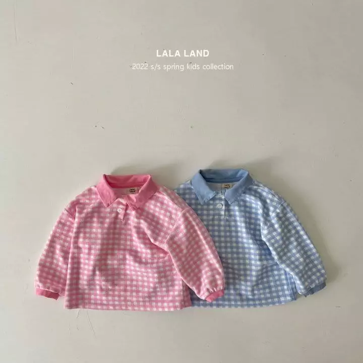 Lalaland - Korean Children Fashion - #discoveringself - Tery Collar Tee - 6