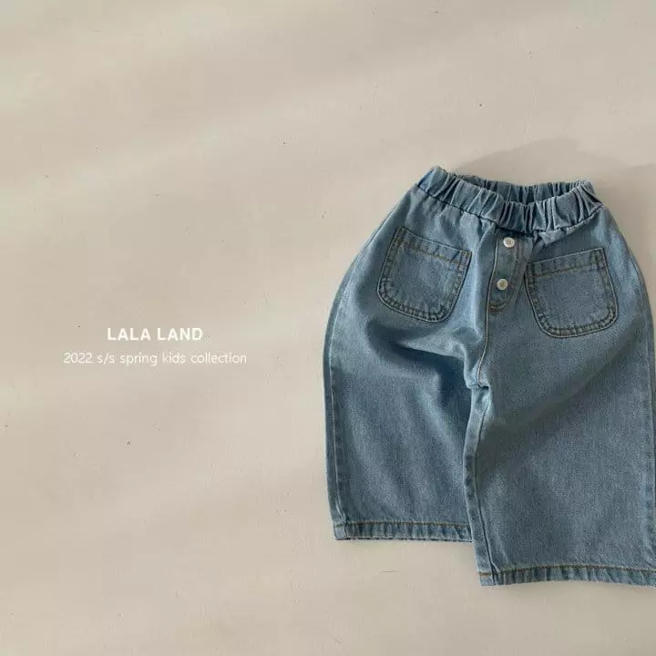 Lalaland - Korean Children Fashion - #discoveringself - Dengo Button Jeans - 4