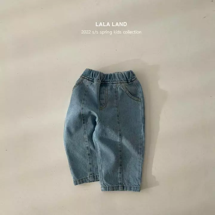 Lalaland - Korean Children Fashion - #fashionkids - Front Slit Jeans - 3