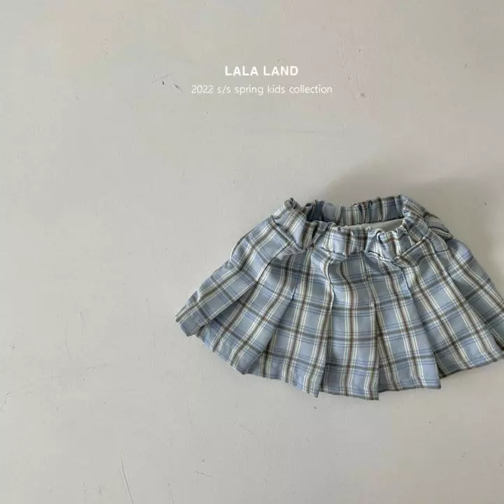 Lalaland - Korean Children Fashion - #fashionkids - Arino Check Skirt - 9