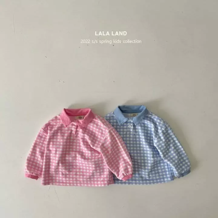 Lalaland - Korean Children Fashion - #fashionkids - Tery Collar Tee - 7