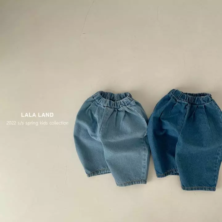 Lalaland - Korean Children Fashion - #kidsshorts - Lala Baggy Jeans - 2
