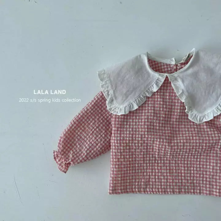 Lalaland - Korean Children Fashion - #kidsshorts - Collar Blouse - 9