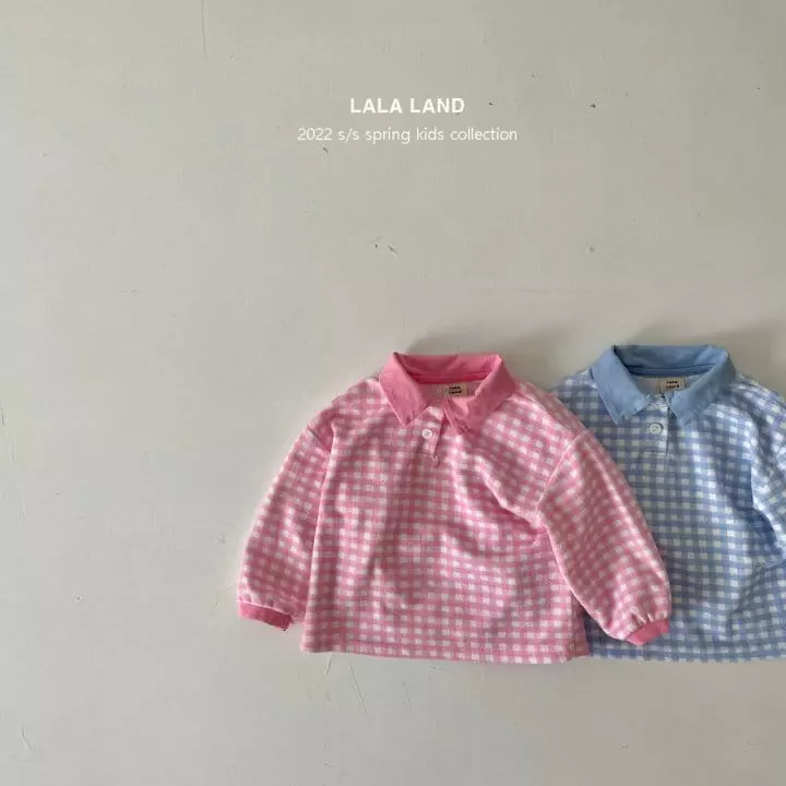 Lalaland - Korean Children Fashion - #kidsshorts - Tery Collar Tee - 8