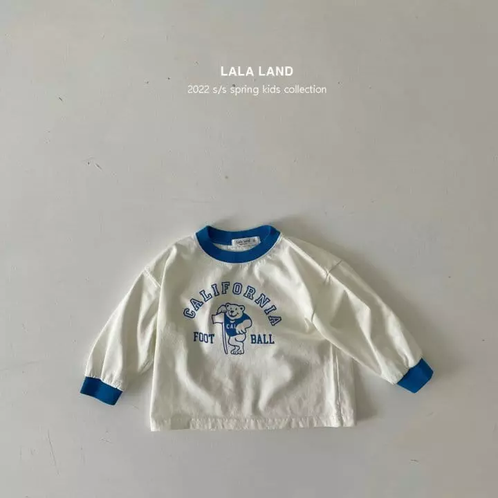 Lalaland - Korean Children Fashion - #kidsshorts - Football Color Tee - 5