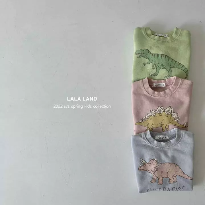 Lalaland - Korean Children Fashion - #fashionkids - Dino Sweatshirt - 4