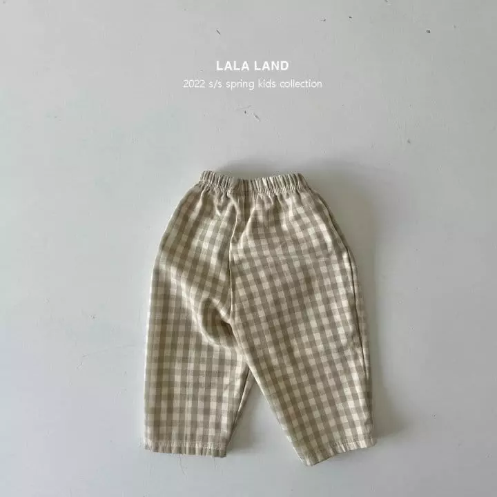 Lalaland - Korean Children Fashion - #kidsstore - Check Pants - 8