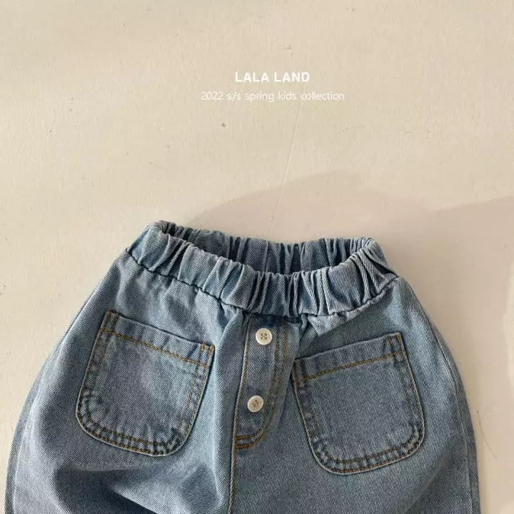 Lalaland - Korean Children Fashion - #kidsstore - Dengo Button Jeans - 6