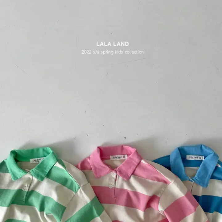 Lalaland - Korean Children Fashion - #kidsstore - Rugby Collar Tee - 8