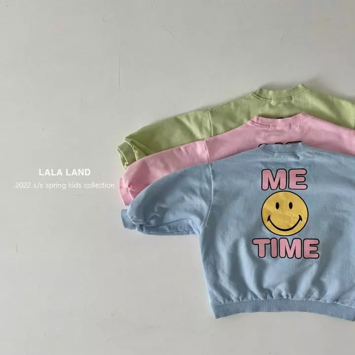 Lalaland - Korean Children Fashion - #kidsshorts - Smile Sweatshirt - 4