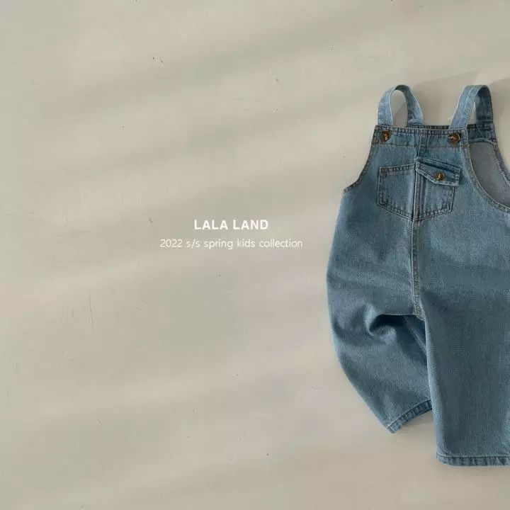 Lalaland - Korean Children Fashion - #kidzfashiontrend - Tebi Dungarees Pants - 3