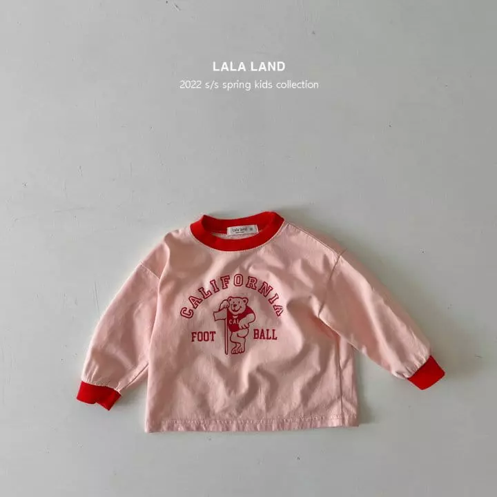 Lalaland - Korean Children Fashion - #littlefashionista - Football Color Tee - 9