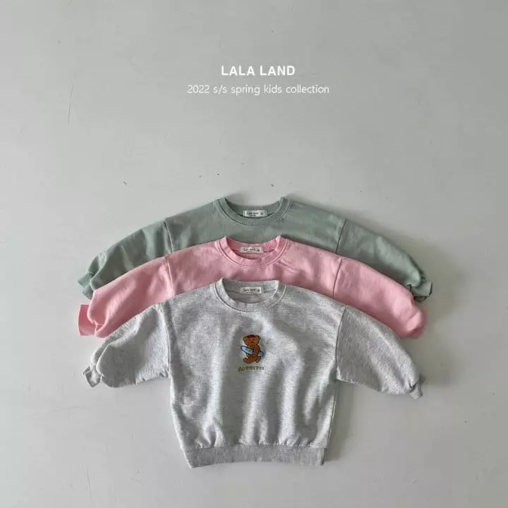 Lalaland - Korean Children Fashion - #magicofchildhood - Bagguette Bear Sweatshirt