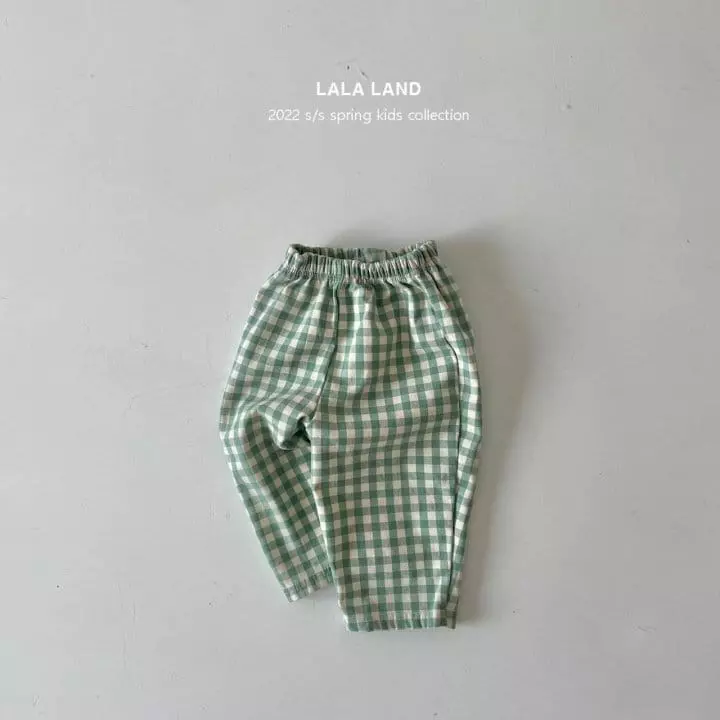 Lalaland - Korean Children Fashion - #magicofchildhood - Check Pants - 12