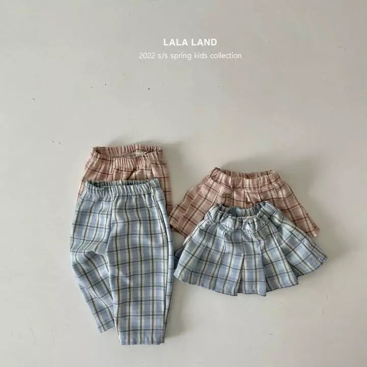 Lalaland - Korean Children Fashion - #magicofchildhood - Lino Check Pants - 2