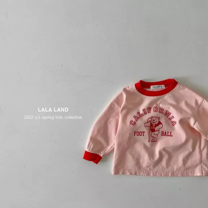 Lalaland - Korean Children Fashion - #magicofchildhood - Football Color Tee - 10