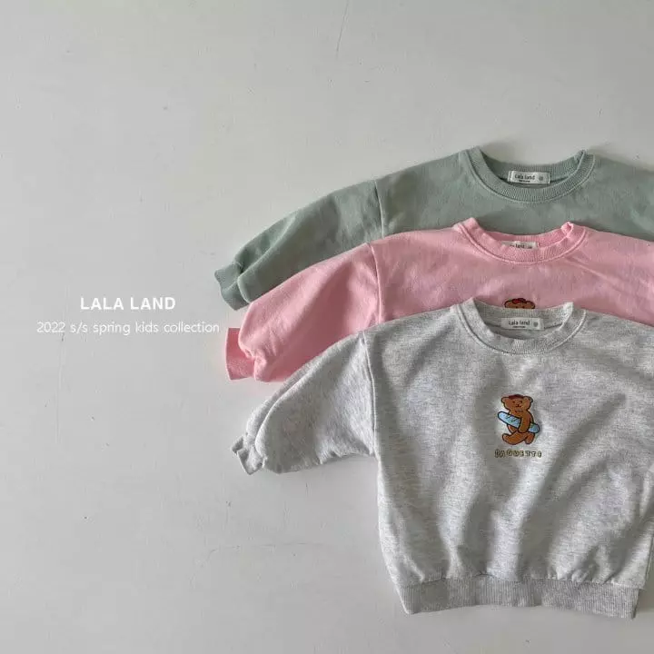 Lalaland - Korean Children Fashion - #minifashionista - Bagguette Bear Sweatshirt - 2