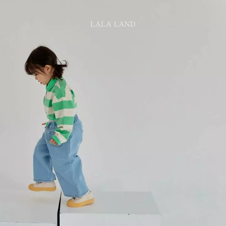 Lalaland - Korean Children Fashion - #minifashionista - Dengo Button Jeans - 11