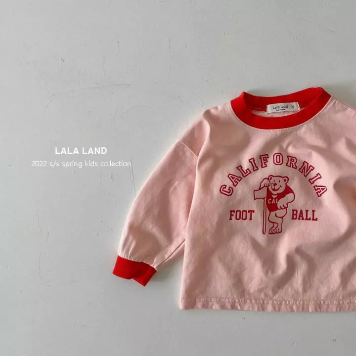 Lalaland - Korean Children Fashion - #minifashionista - Football Color Tee - 11