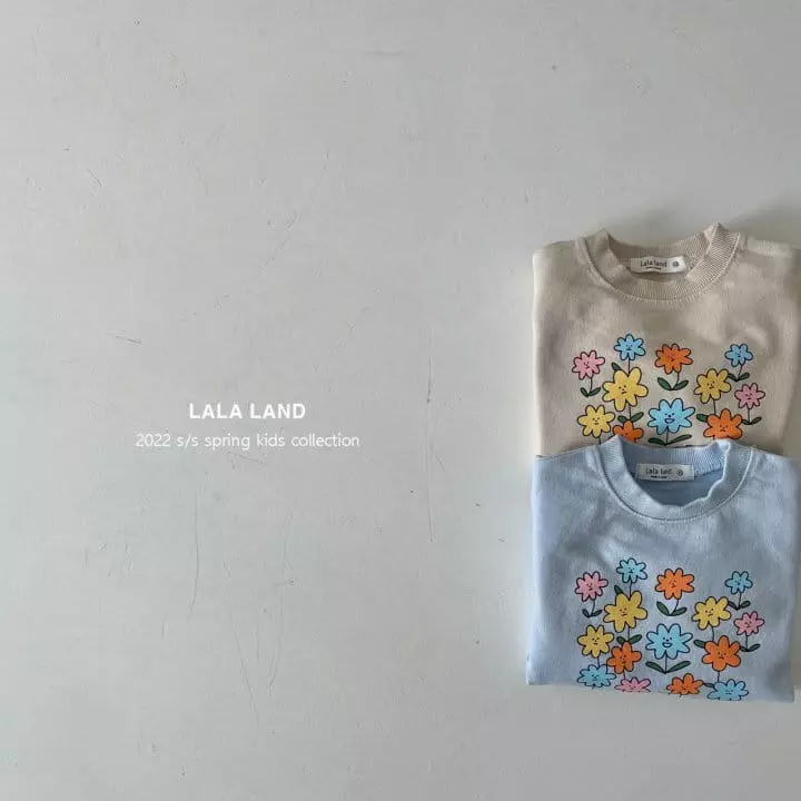 Lalaland - Korean Children Fashion - #minifashionista - Flower Sweatshirt - 6